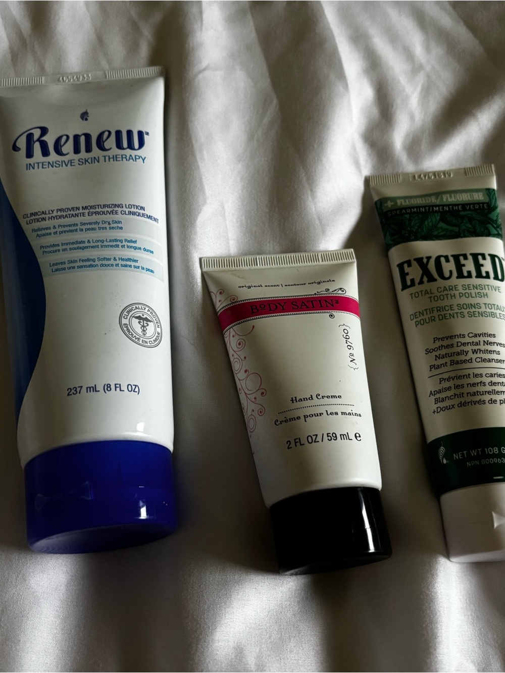 Melaleuca Renew, Hand Lotion & Toothpaste